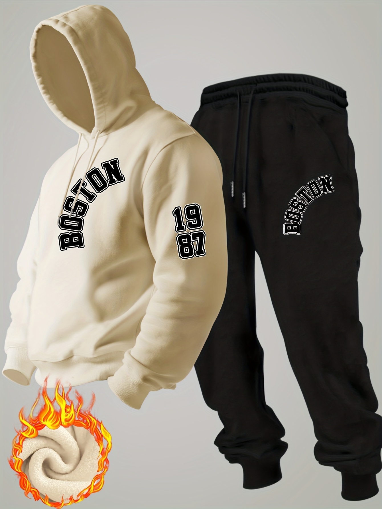 2026 new Men Winter Fleece Hoo - Men'S Fashion Y2K 评论和价格