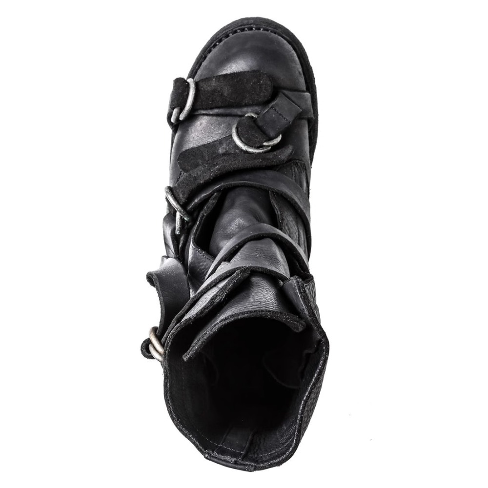 Men's Leather Motorcycle Boots - Men'S Fashion Loafers Shoes 评论和价格