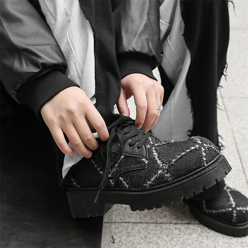 Men's Autumn Stylish Thick Sol - Mens Fashion Denim 评论和价格