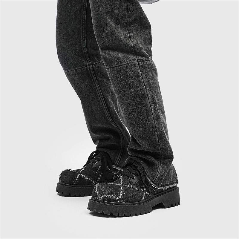 Men's Autumn Stylish Thick Sol - Mens Fashion Denim 评论和价格