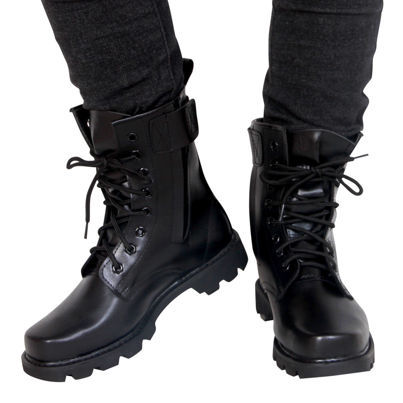 Steel Toe Men Boots Leather Sa - Fashion Men'S Boots 评论和价格