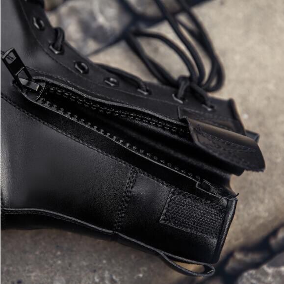 Steel Toe Men Boots Leather Sa - Fashion Men'S Boots 评论和价格
